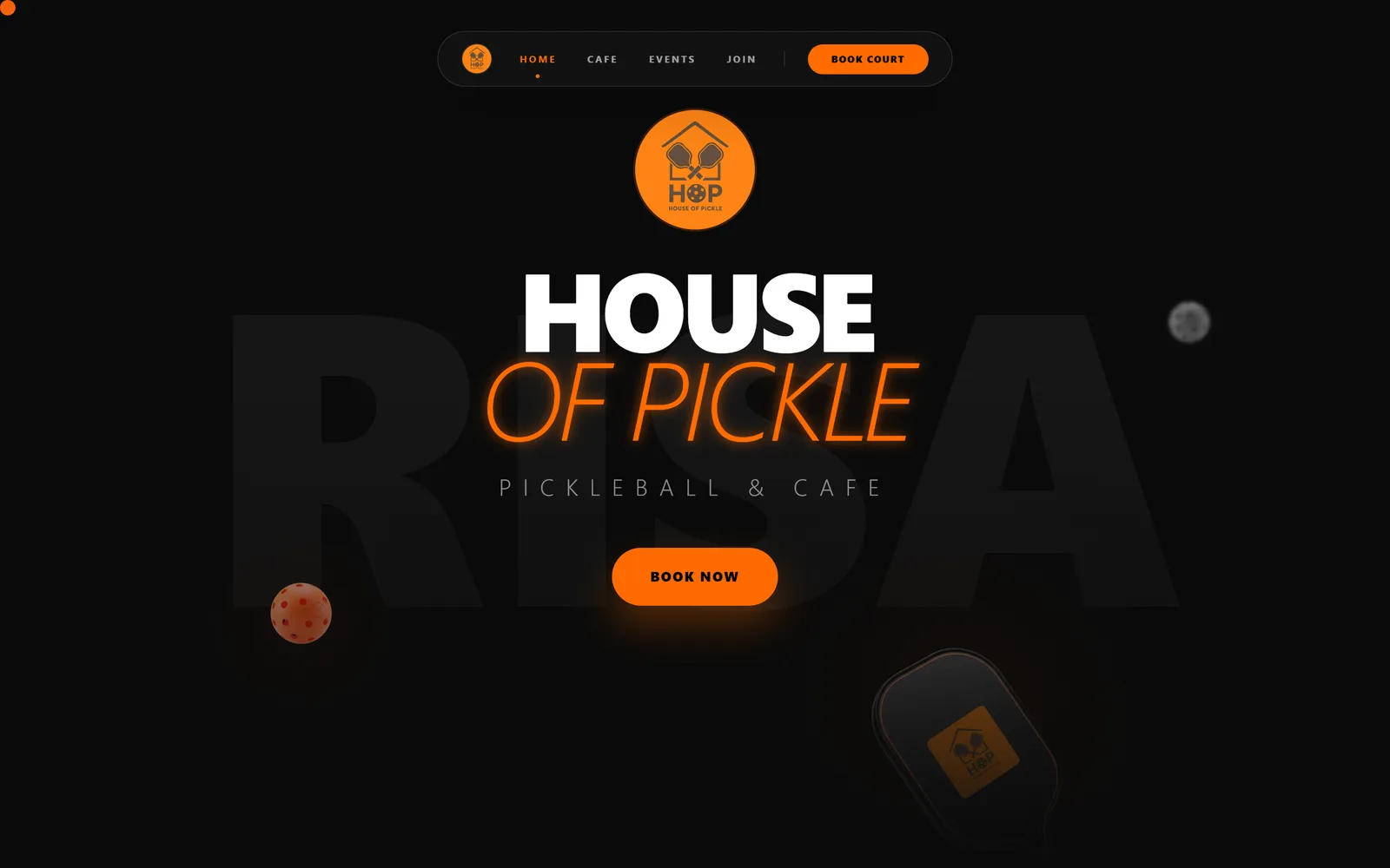 HOP digital homepage