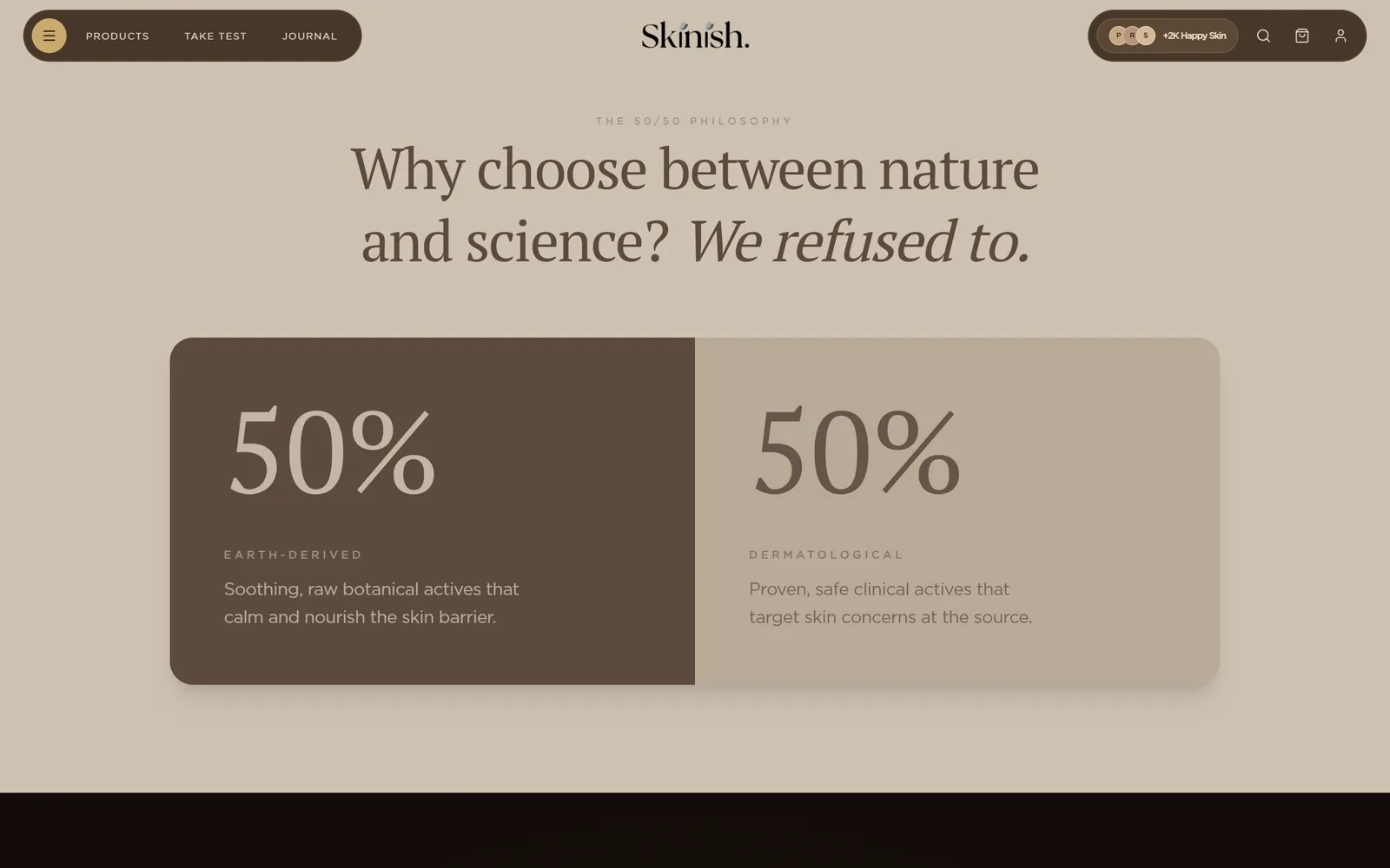 Skinish ritual storytelling section
